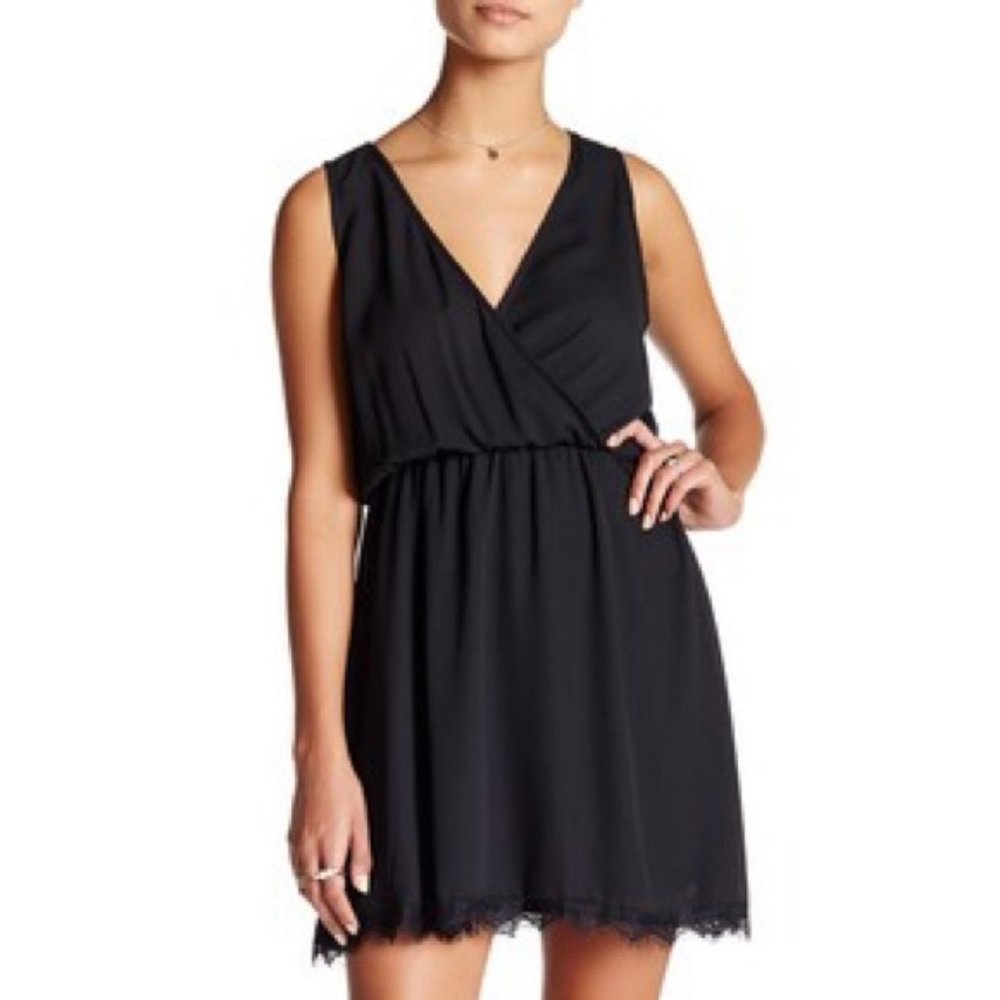 Paperdoll Keyhole Surplice Easy Dress